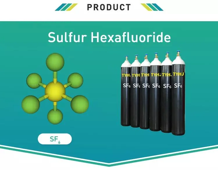 Sf6 Gas Sulphur Hexafluoride Filling Available 40L/47L/50L Industrial Gas Cylinder