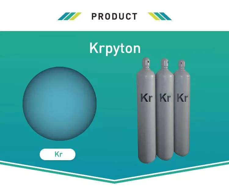 Krypton Gas Price Good Quality 99.999% High Purity Industrial Electron Mediacl Use