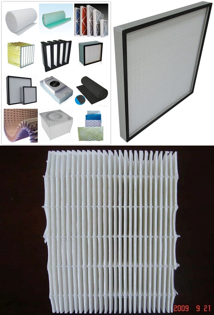 H14 Grade Fiberglass Air Filter Paper for HEPA Air Purifier Filter