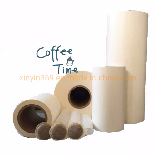 23GSM 25GSM Heat Sealed Coffee Filter Paper Rolls Coffee Paper Filter Tea Bag Filter Paper