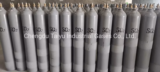 Good Quality Sulfur Dioxide Sulphur Dioxide So2 Gas Price Industrial Grade Food Grade 99.9% China Manufacturer